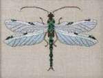 Silver Dragonfly - Cross Stitch Pattern