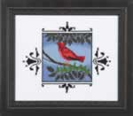 Scarlet Tanager - Cross Stitch Pattern