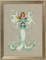 Angel White Trumpet - Cross Stitch Pattern