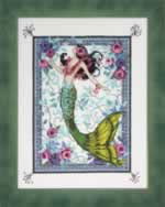 Moonlight Laguna Mermaid - Cross Stitch 