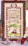 The Shepherdess Primitive Sampler - Cross Stitch Pattern