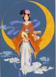 Chang Er Moon Goddess - Cross Stitch Pattern