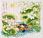 Romantic Mandarin Duck - Cross Stitch Pattern