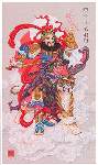 Chinese God of Wealth - Cross Stitch 