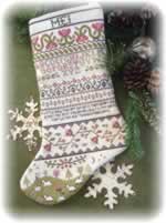 Band Sampler Stocking - Cross Stitch Pattern