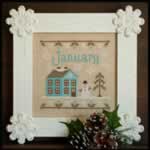 January Cottage - Cross Stitch Pattern