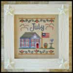 July Cottage - Cross Stitch Pattern