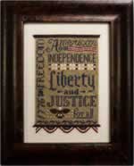 Liberty & Justice - Cross Stitch Pattern