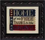 Thanks to the Brave - Cross Stitch Pattern