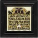 Witches Go Riding - Cross Stitch Pattern