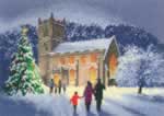 Christmas Church - Cross Stitch 