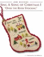 Over the River Stocking - Cross Stitch Pattern