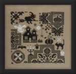 Quaker d Halloween - Cross Stitch Pattern