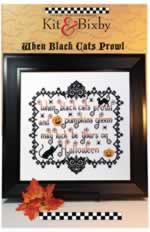 When Black Cats Prowl - Cross Stitch Pattern