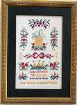 Colonial Christmas Welcome Sampler - Cross Stitch 