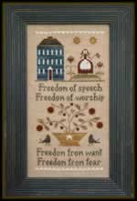 Four Freedoms - Cross Stitch Pattern