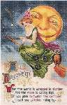 Witches Riding By - Cross Stitch Pattern