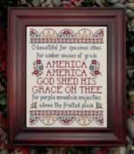 America the Beautiful - Cross Stitch Pattern