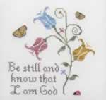 Be Still and Know - Cross Stitch Pattern