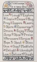 A New Day - Cross Stitch Pattern