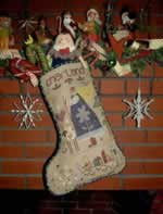 Charland's Stocking - Cross Stitch Pattern