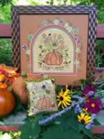 Pumpkin Harvest - Cross Stitch Pattern