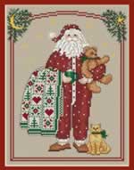 Pajama Santa - Cross Stitch Pattern