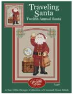 Traveling Santa - Cross Stitch Pattern