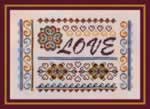 Love Sampler - Cross Stitch Pattern