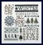 Mini Winter Sampler - Cross Stitch Pattern