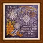 Arc of White - Cross Stitch Pattern