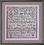 Bedtime Blessing Birth Sampler - Cross Stitch Pattern