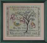 Tree Top Birth Sampler - Cross Stitch Pattern