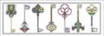 Decorative Keys - Cross Stitch Pattern