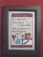 February Sampler - Cross Stitch Pattern