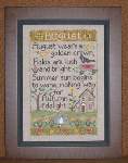 August Sampler - Cross Stitch Pattern