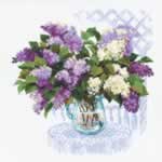 Lilacs, The Smell of Spring - Cross Stitch Pattern