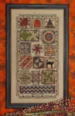 Halloween Quilt Sampler - Cross Stitch Pattern