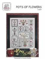 Pots of Flowers - Cross Stitch Pattern