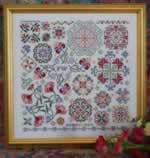 Swirling Flowers - Cross Stitch Pattern