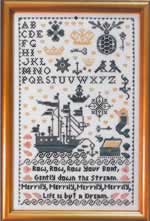 Row Row Your Boat - Cross Stitch Pattern