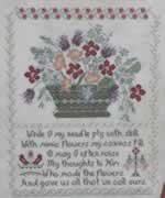 His Flowers - Cross Stitch Pattern