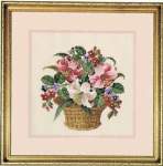 Lily Basket - Cross Stitch Pattern