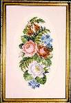 Ferns and Roses - Cross Stitch Pattern