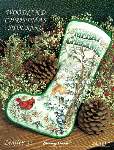 Woodland Christmas Stocking - Cross Stitch 
