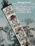 Let it Snow Banner - Cross Stitch Pattern