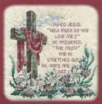 I Asked Jesus - Cross Stitch Pattern