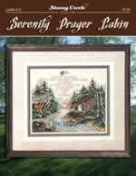 Serenity Prayer Cabin - Cross Stitch Pattern