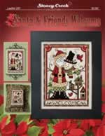 Santa and Friends Welcome - Cross Stitch Pattern