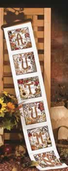 Autumn Bell Pull - Cross Stitch Pattern